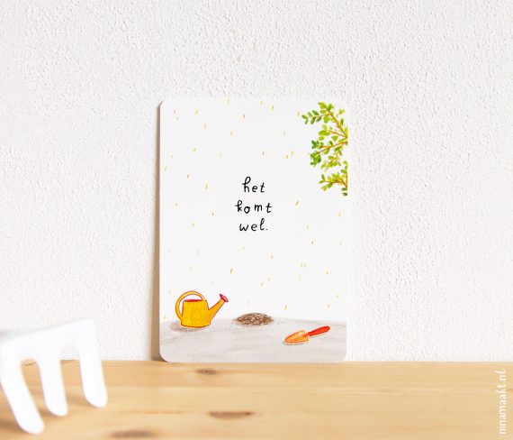 ninamaakt - kaart het komt wel